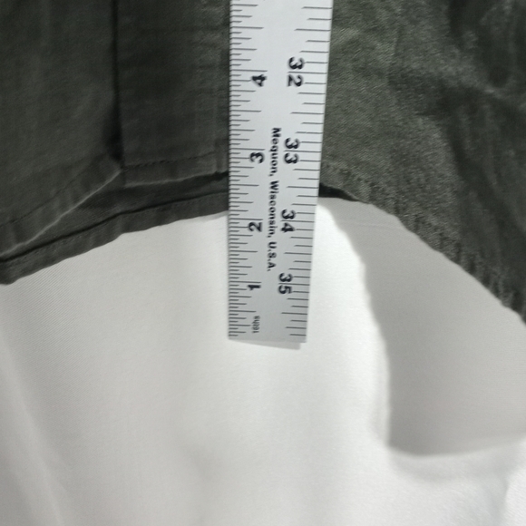 Johnny Bigg Men's Green Linen Blend Long Sleeve Button Down Shirt Size 4XL NWT - Picture 7 of 9